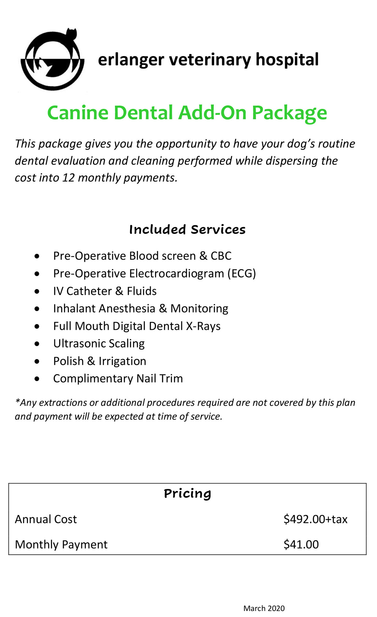 Preventative Care Plans - Erlanger Veterinary Hospital - Erlanger, KY Vet